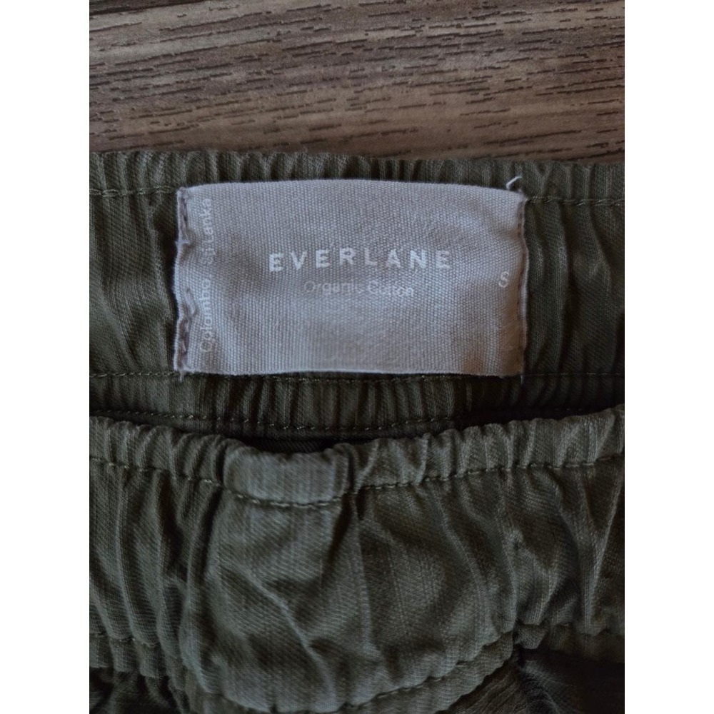 Everlane Organic Cotton Tapered Cargo Pants Womens S Olive Gorpcore Utility - Picture 2 of 8